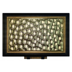 043-08-70-1 Шкатулка прямоугольная Turtle. Цвет золотой .