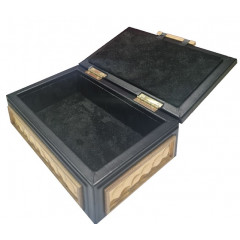 043-08-70-1 Шкатулка прямоугольная Turtle. Цвет золотой .