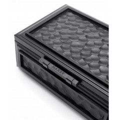 043-08-70 Шкатулка прямоугольная Turtle. Цвет черный .