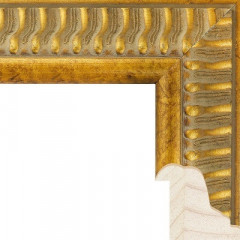 111-7 багет деревянный золото