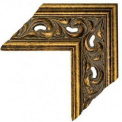120-2 багет деревянный золото