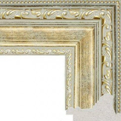 86-26 багет из пластика серебро