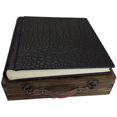 Aligator кожаный альбом под наклейку