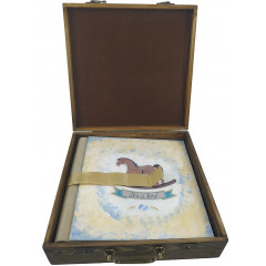 Cavallo детский кожаный альбом под наклейку