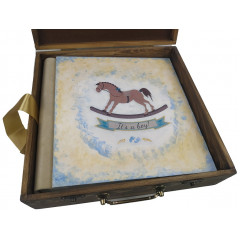 Cavallo детский кожаный альбом под наклейку