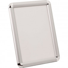 Рамка клик 25мм А0 (841x1189мм) матовое серебро (углы полукруглые)