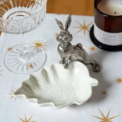 Менажница "Заяц Пухляш" (нейзильбер) в подарочной коробке