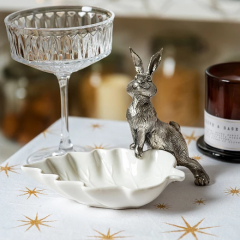Менажница "Заяц Пухляш" (нейзильбер) в подарочной коробке