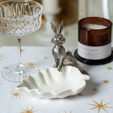 Менажница "Заяц Пухляш" (нейзильбер) в подарочной коробке