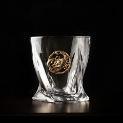 Набор из 2х бокалов для виски с накладкой "Рак", упаковка Mr Whiskey 1200081