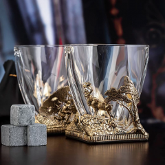 Набор из 2-х бокалов для ВИСКИ ручная работа Охота на оленя 1200102