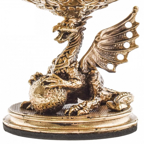 Бокал для коньяка ручной работы Дракон на шаре 420 мл в подарочной коробке 10059492