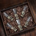 Набор "Лев": лафитники 6 шт. в деревянной шкатулке GP-1056611