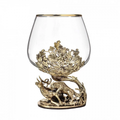 Бокал для коньяка Охота на Оленя 10058818 в подарочной коробке