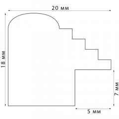 Ras-15 рамка деревянная А4