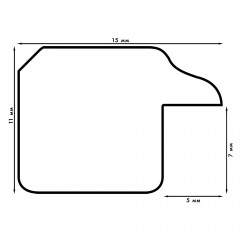 Ras-13 рамка деревянная А4