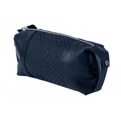 048-08-31/1 Косметичка кожаная ключ синий