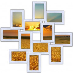Memories Standart-2 белая деревянная мультирамка