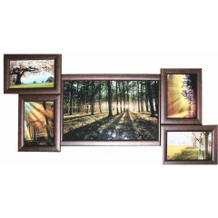 Фантазия-5 деревянная мультирамка