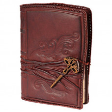 Ежедневник А5 «Посох мудрости». Цвет бордо