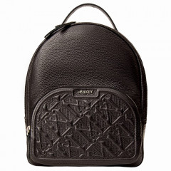 118-08-52 кожаный рюкзак NOVA чёрный