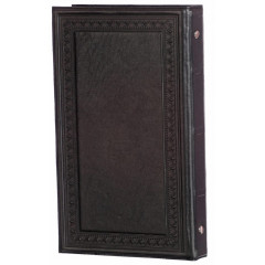 006-16-51А визитница мужская «Государь» с латунным орлом