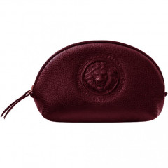 048-08-51/7 Косметичка кожаная бордо