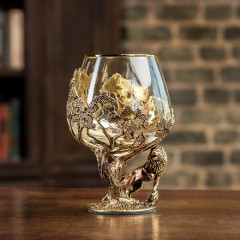 Бокал для коньяка "Лев" (ROYAL) 420 мл в подарочной коробке 10059198