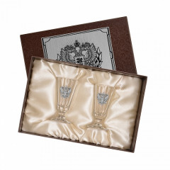 Набор Лафитный 2 стопки (Герб олово) GP-10056688