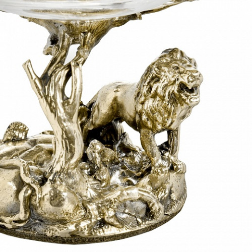 Бокал для коньяка Царь Лев 420 мл в подарочной коробке 10058966