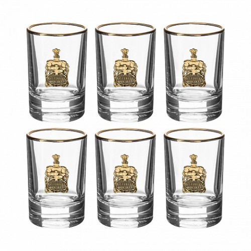 Набор 6 стопок для водки "Настоящий мужчина" GP-10056382