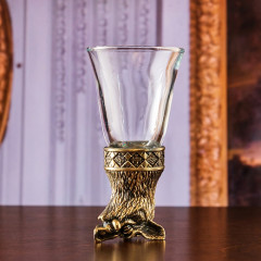 Набор из 6-ти стопок перевертышей Забавные звери  в деревянной шкатулке с гравировкой GP-300664