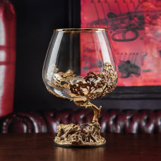 Бокал для коньяка Охота на Медведя 420 мл в подарочной коробке 10059165