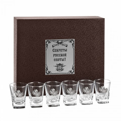 Набор стопок Охота 2 Секреты русской охоты! 6шт. GP-10056685