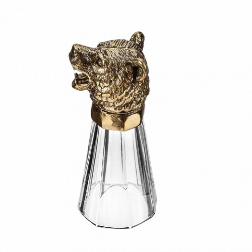 Стопка-перевертыш "Медведь"(лафитник) в деревянной шкатулке GP-10056350