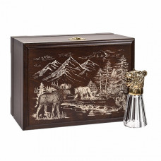 Стопка-перевертыш "Медведь"(лафитник) в деревянной шкатулке GP-10056350
