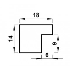 MR-370 пластиковая рамка 15-21