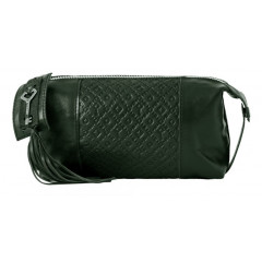 048-08-31/2 Косметичка кожаная ключ зелёный