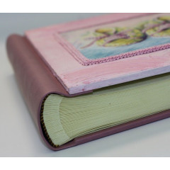 Sorno детский кожаный альбом розовый под наклейку