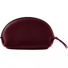 048-08-51/7 Косметичка кожаная бордо