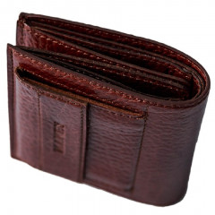 122-08-51/3 портмоне мужское кожаное «Royal». Цвет черный