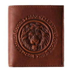 122-08-51/3 портмоне мужское кожаное «Royal». Цвет черный