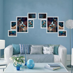 Комплект мультирамок Лесенка 5-2 белая дерево 5 Мастеров