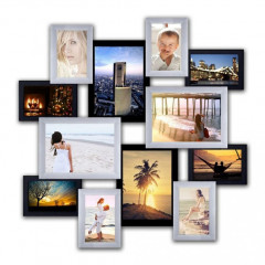 Memories-4 чёрно-белая деревянная мультирамка