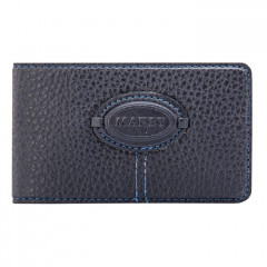 004-08-55/4 визитница мужская «Classic». Цвет синий