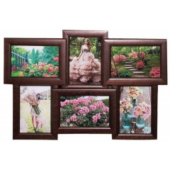 Шестерка-0 пластиковая мультирамка