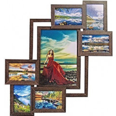 Венера деревянная коричневая мультирамка