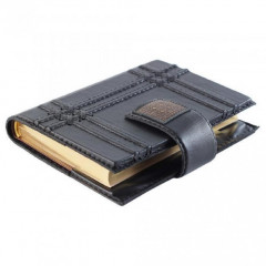 007-10-31 кожаный ежедневник А6 «Де Стейл» коричневый