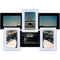 Шестерка-4 деревянная мультирамка