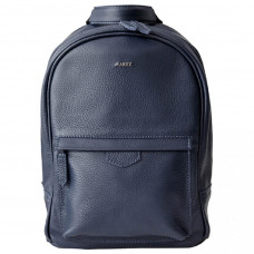 118-08-04 кожаный рюкзак Discovery синий